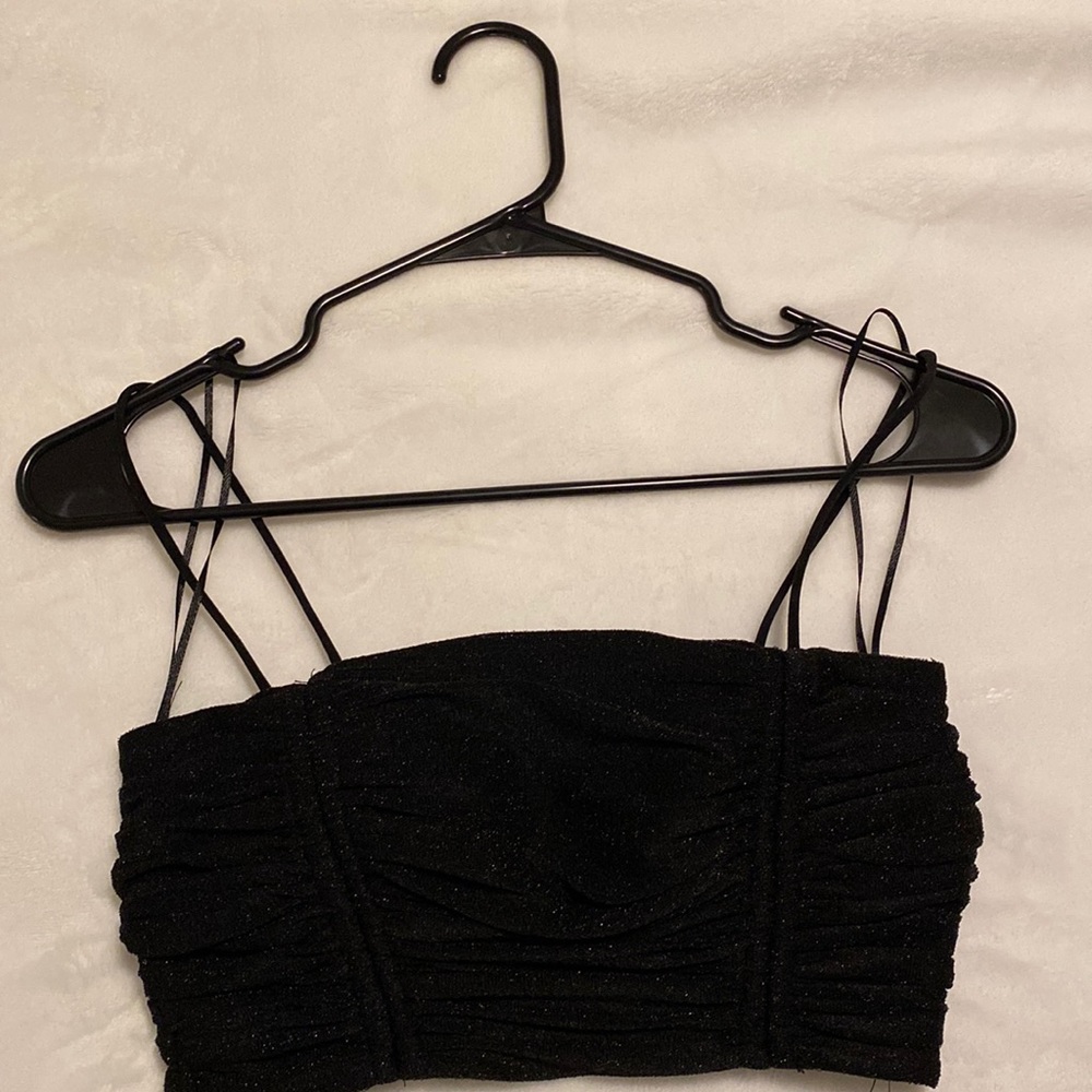 Sparkly crop top